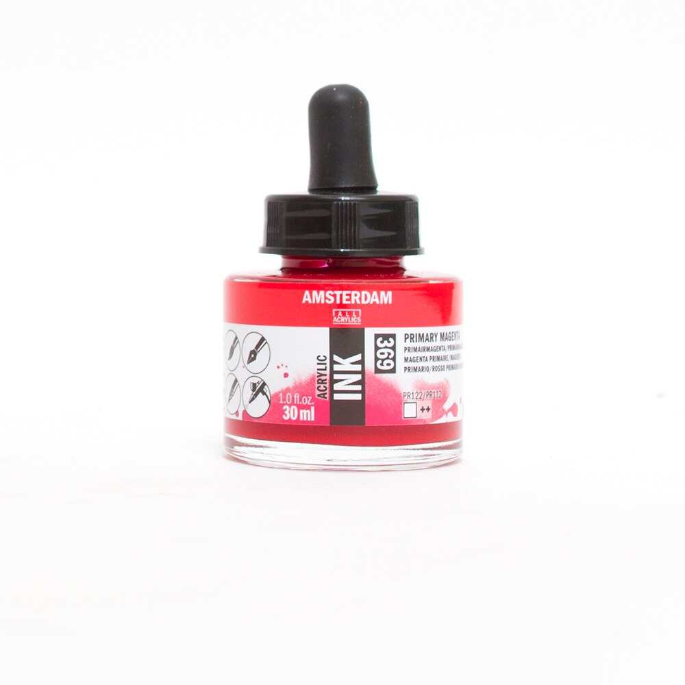 Amsterdam, Ink, Acrylic, Art & School, Acrylic, 30ml, 266260, Primary Magenta